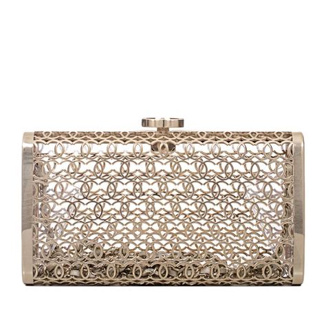 chanel metal cage bag|chanel minaudiere handbags.